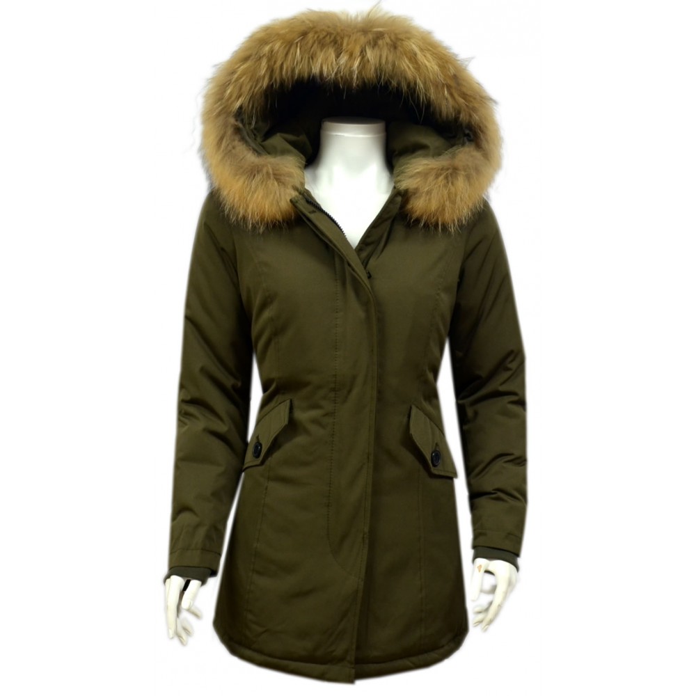 Dames Groen Winterjas met Grote Bont DJ029 | Modedam.nl Dames Groen Winterjas met Grote Bont DJ029 | Modedam.nl